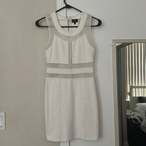 Bardot white mesh bandage dress size 4 XS